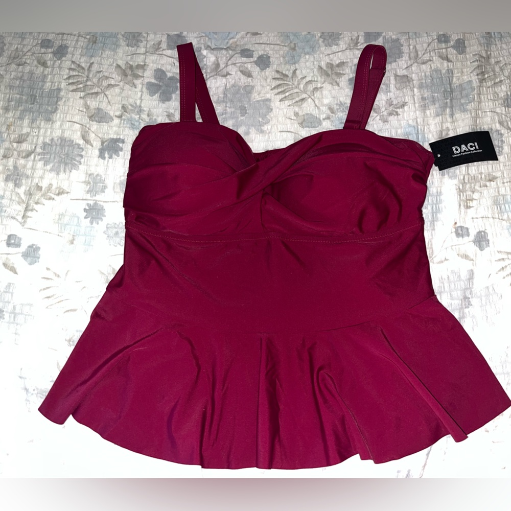 Plus size swim top